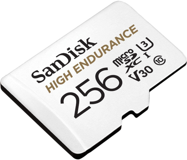 Sandisk 256GB microSDXC High Endurance UHS-I U3 V30 - 593236 - zdjęcie 2